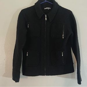 Eagle’s Eye | Black Wool Jacket // S